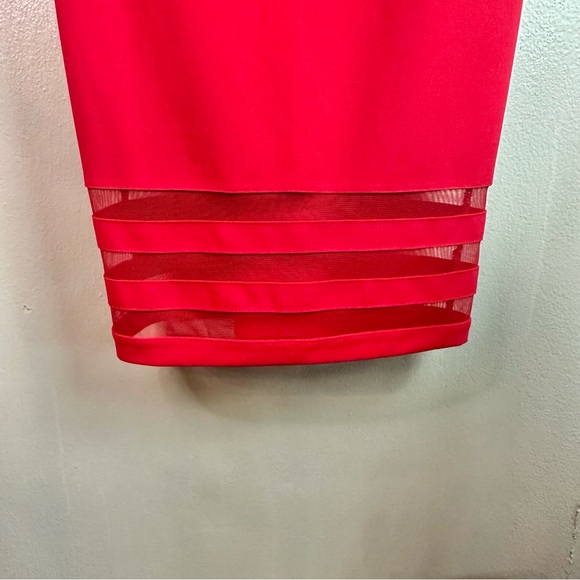 Calvin Klein Ruby Bell Sleeve Sheath Dress Sz 4 - Picture 4 of 12